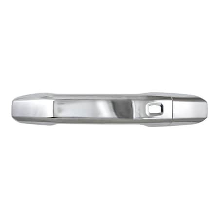 Chrome Plated, ABS Plastic, With Door Handle Trim, With Driver Side Keyhole